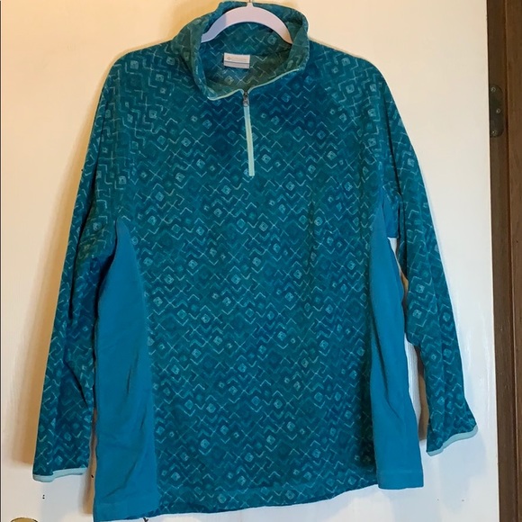 columbia patterned fleece